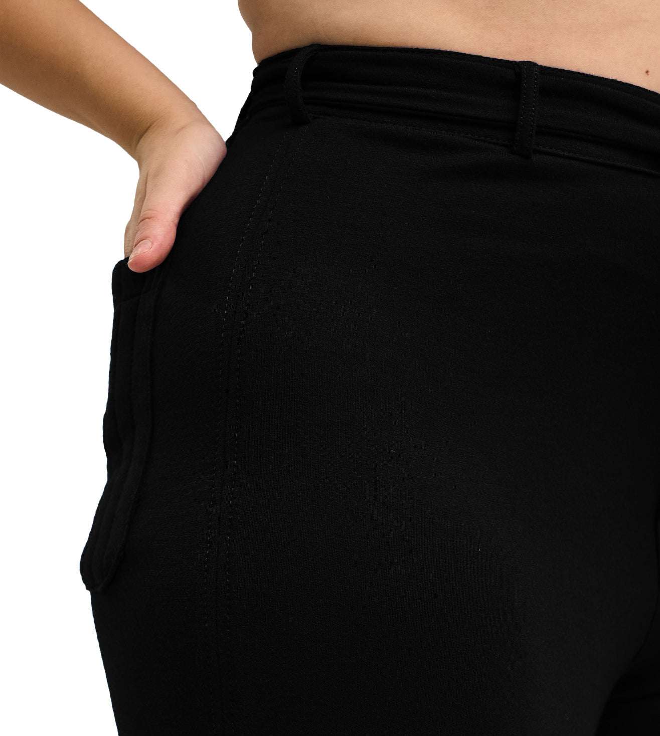 Modal Fleece Paperbag Trousers - Marvel