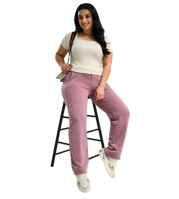 Modal Fleece Straight Fit Smart Casual Track Pants - Marvel