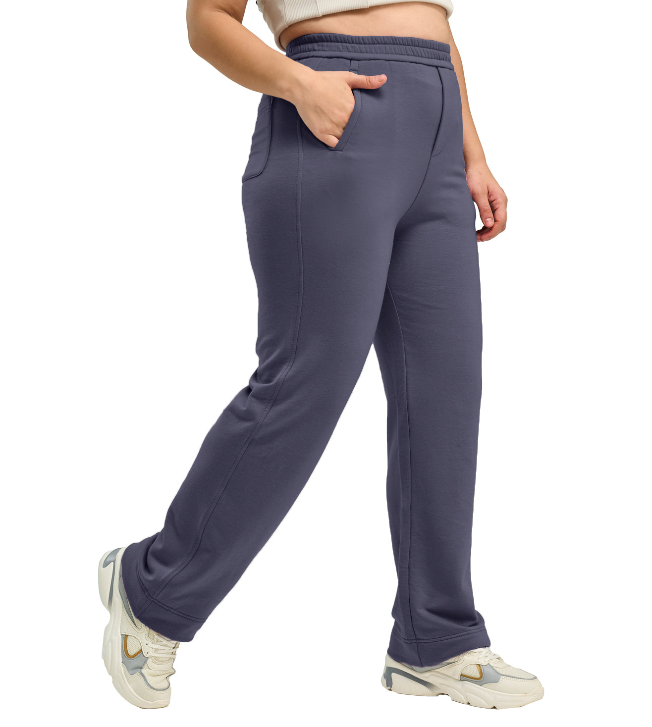 Modal Fleece Straight Fit Smart Casual Track Pants - Marvel