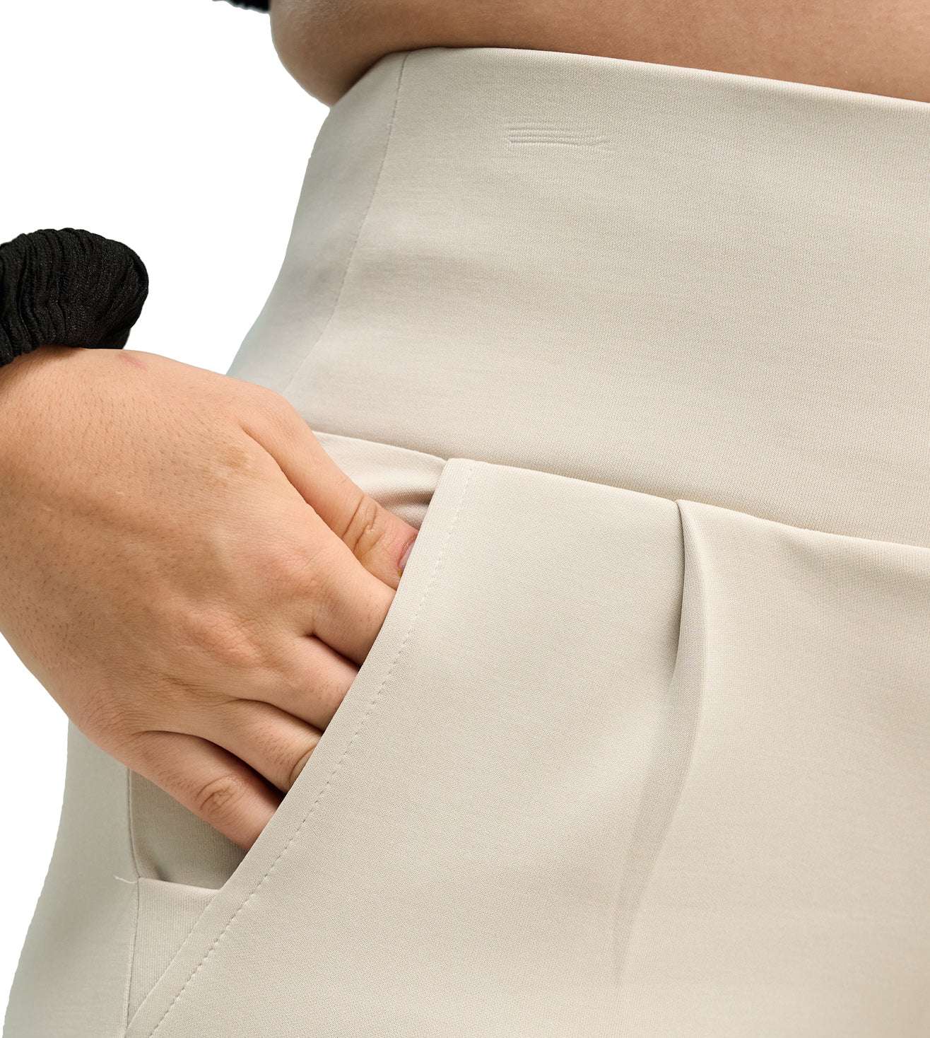 Modal High Waisted Smart Casual Pants - Marvel