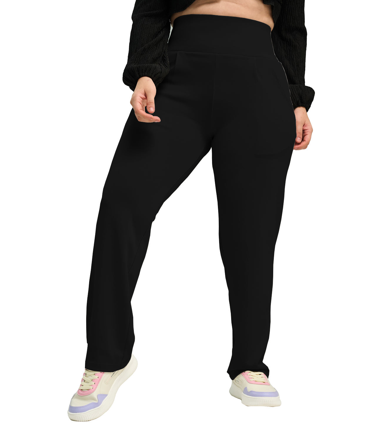 Modal High Waisted Smart Casual Pants - Marvel