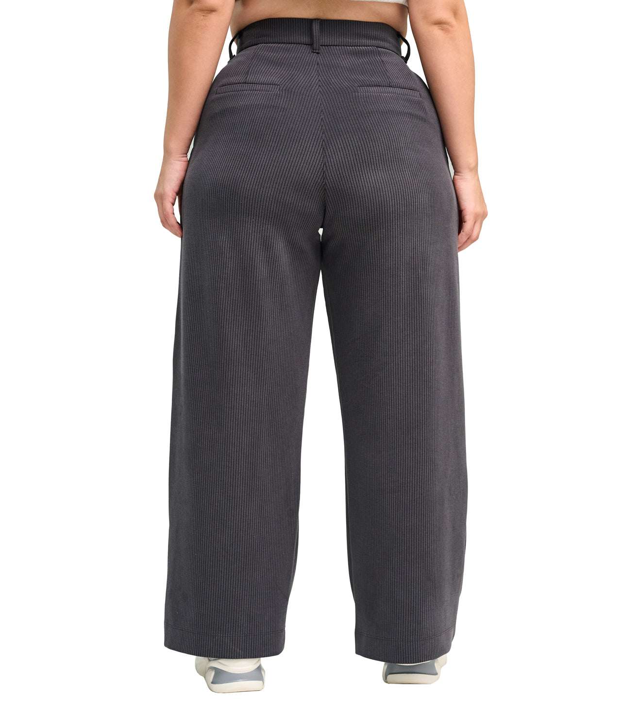 Modal Ribbed Formal Trousers - Marvel