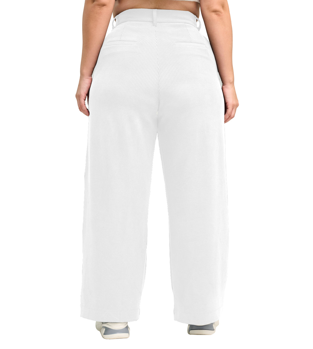 Modal Ribbed Formal Trousers - Marvel