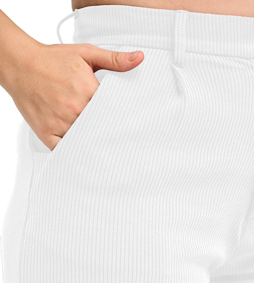 Modal Ribbed Formal Trousers - Marvel