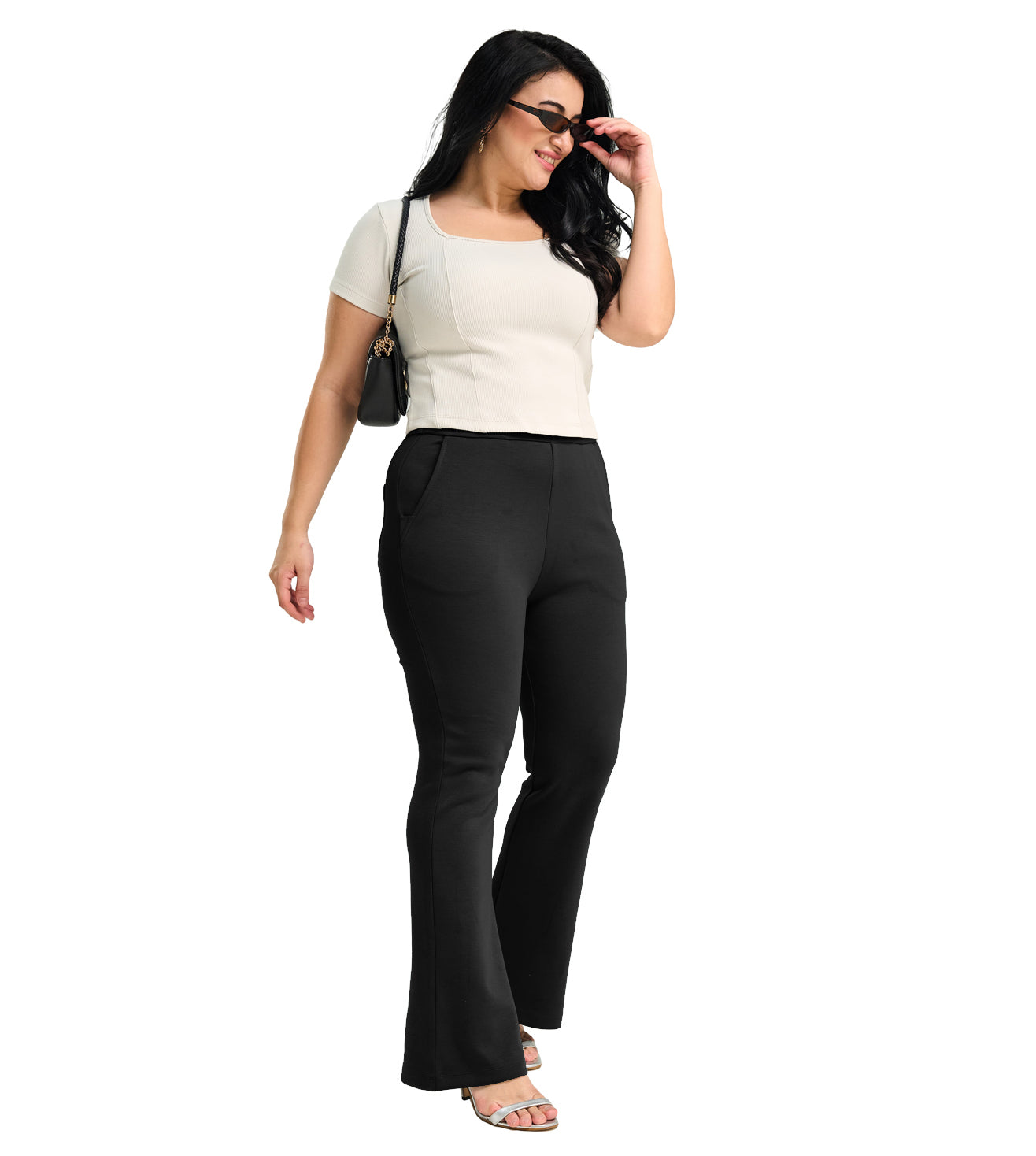 Modal Smart Casual Flared Tights - Marvel