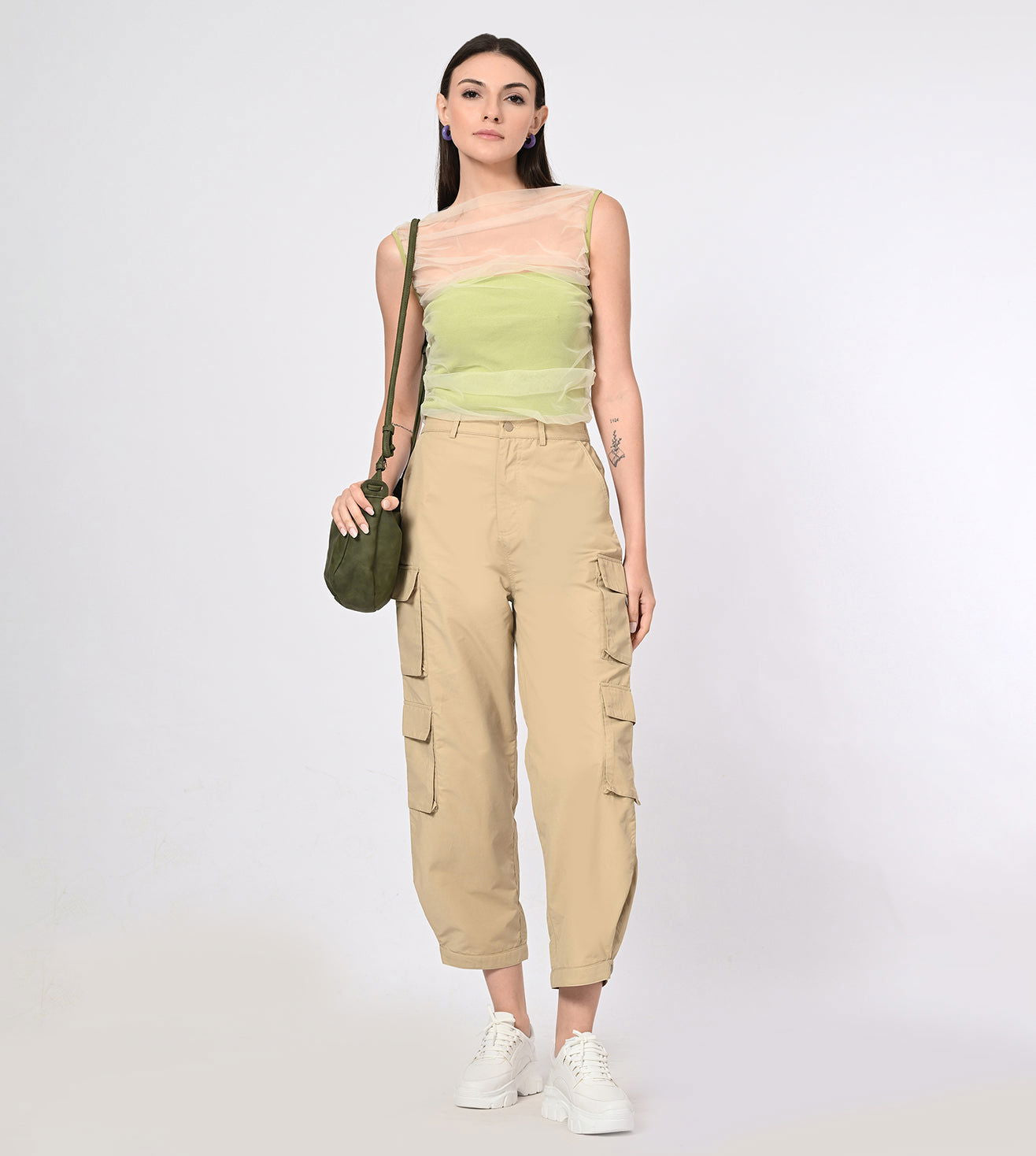 Nylon Blend Cargo Pants - Marvel