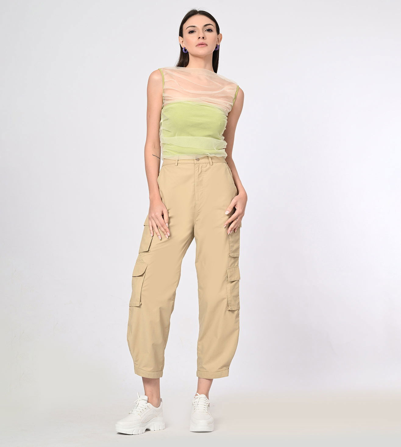 Nylon Blend Cargo Pants - Marvel