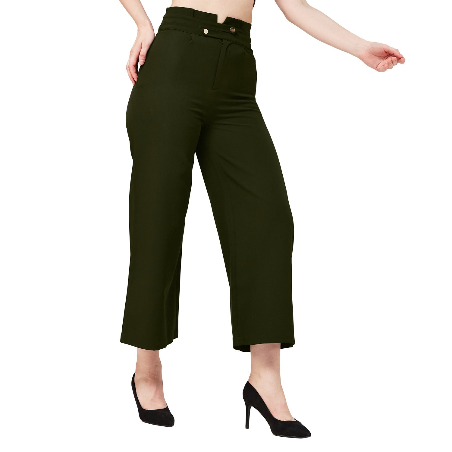 Polyester Spandex Formal Comfort Culottes - Marvel
