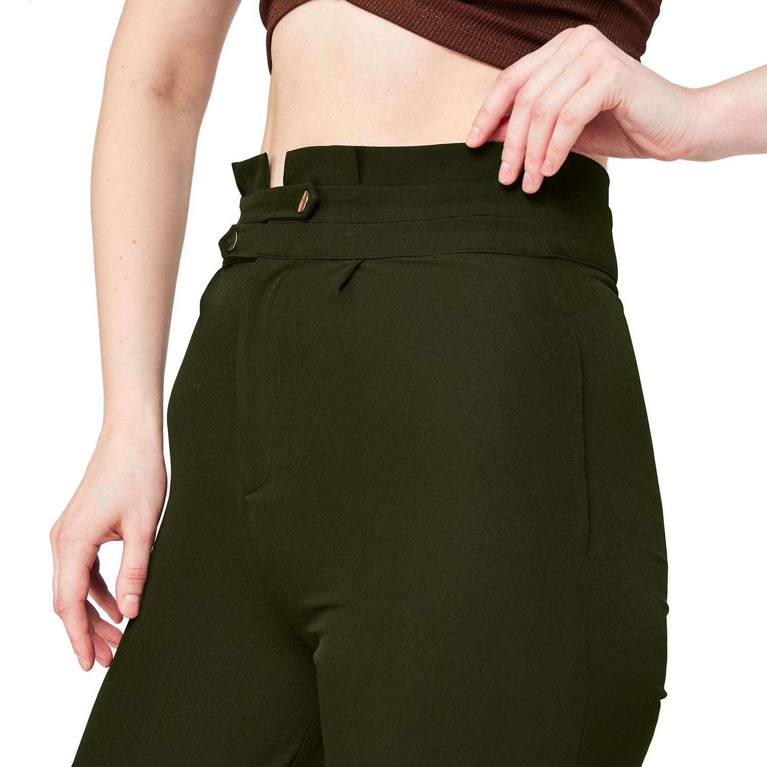 Polyester Spandex Formal Comfort Culottes - Marvel