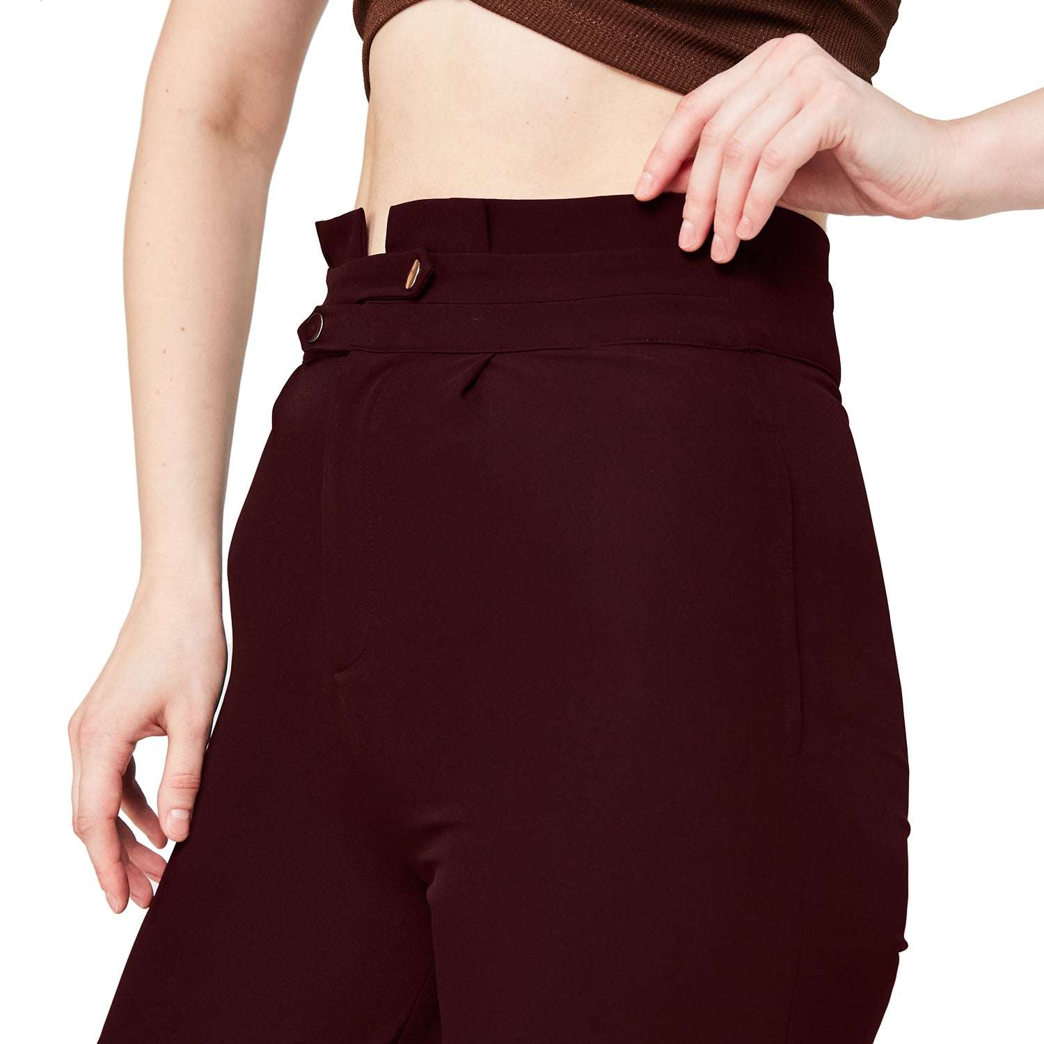 Polyester Spandex Formal Comfort Culottes - Marvel