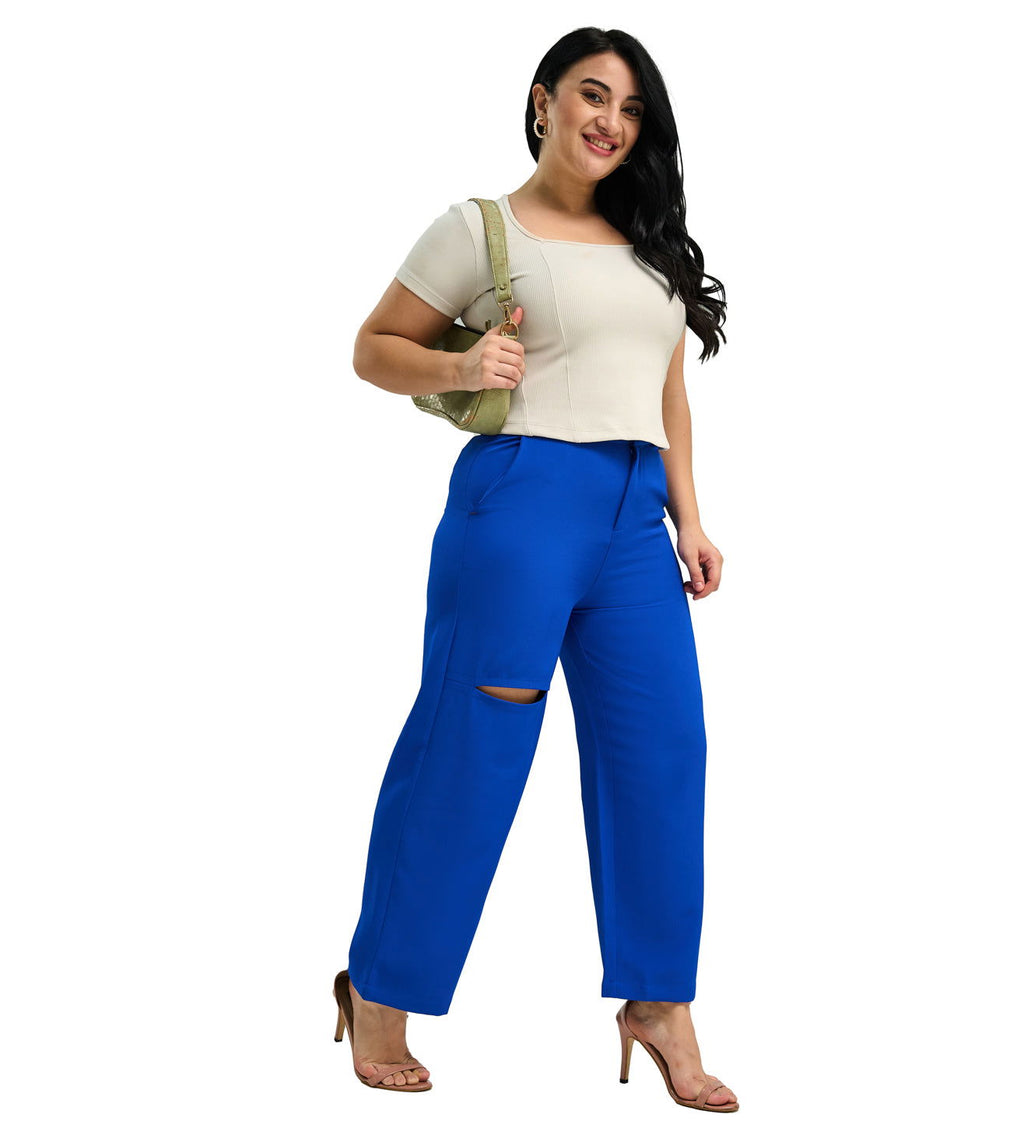 Polyester Spandex Ribbed Formal Pants - Marvel