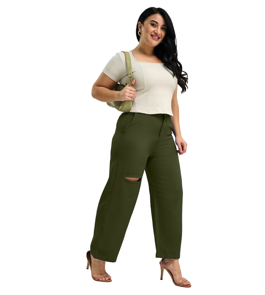 Polyester Spandex Ribbed Formal Pants - Marvel