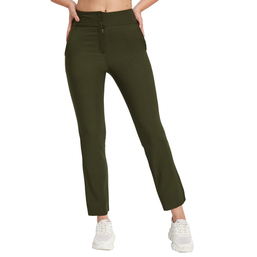 Polyester Spandex Smart Trousers - Marvel