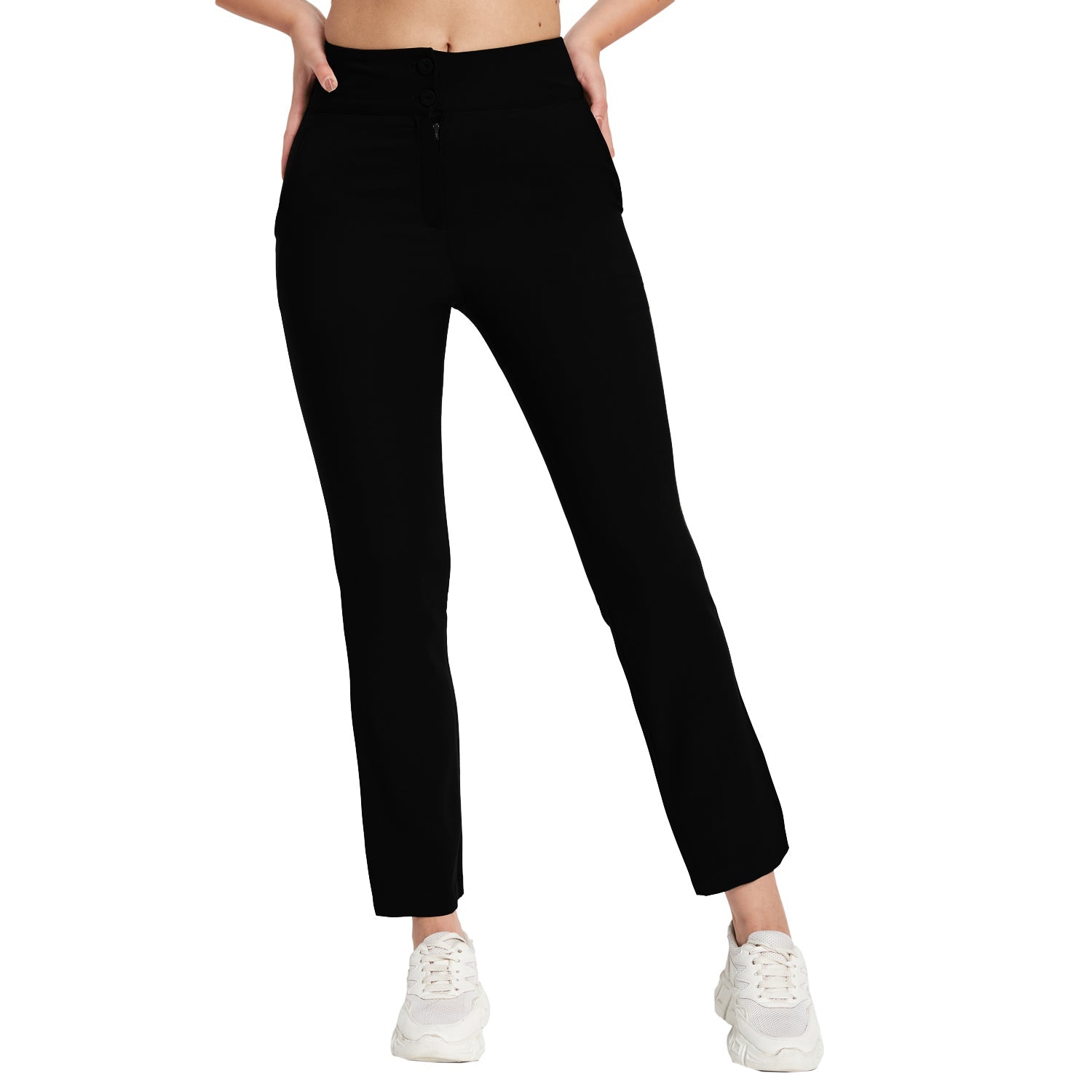 Polyester Spandex Smart Trousers - Marvel