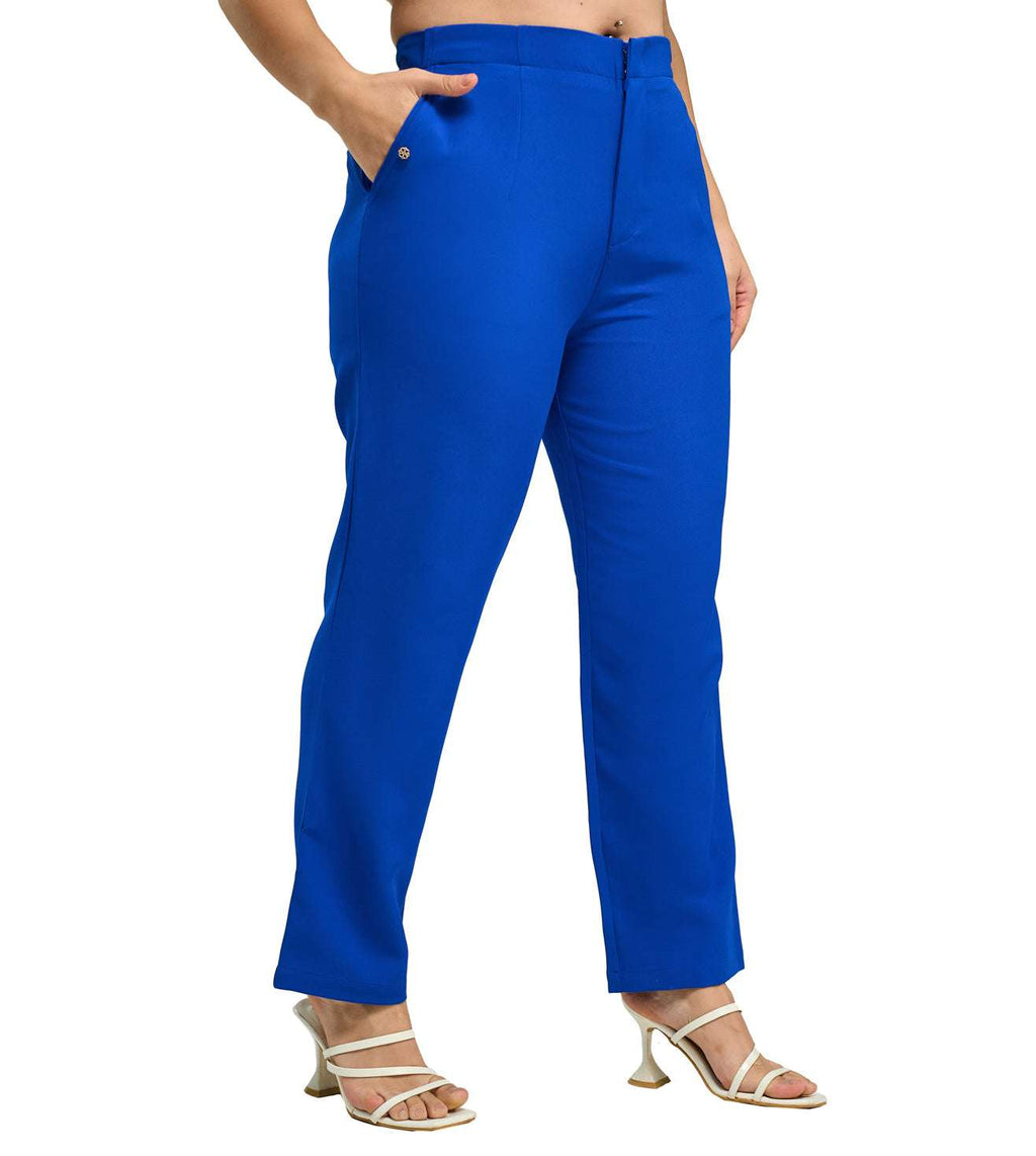 Polyester Spandex Smart Trousers - Marvel