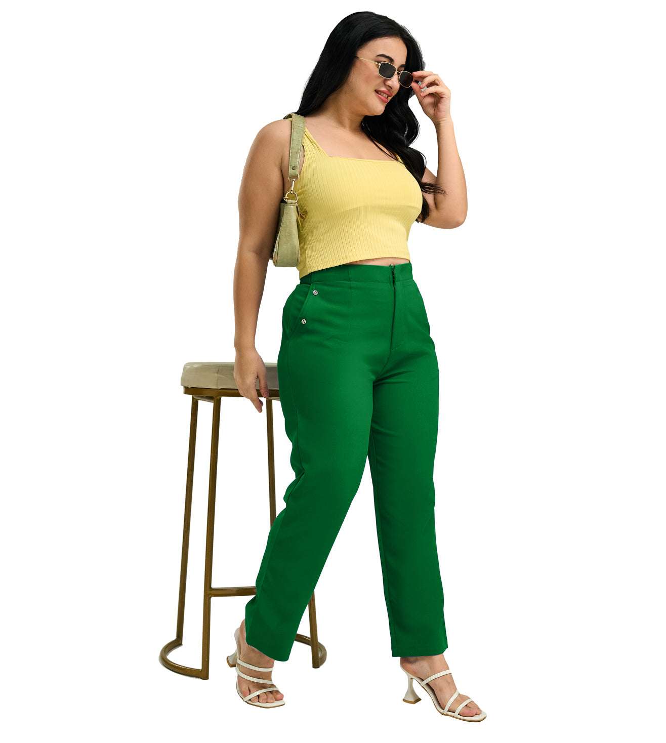 Polyester Spandex Smart Trousers - Marvel