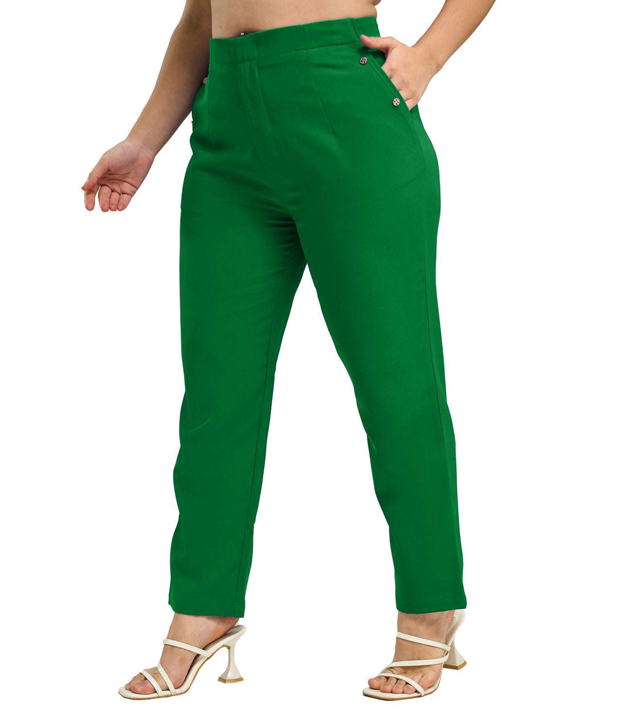 Polyester Spandex Smart Trousers - Marvel