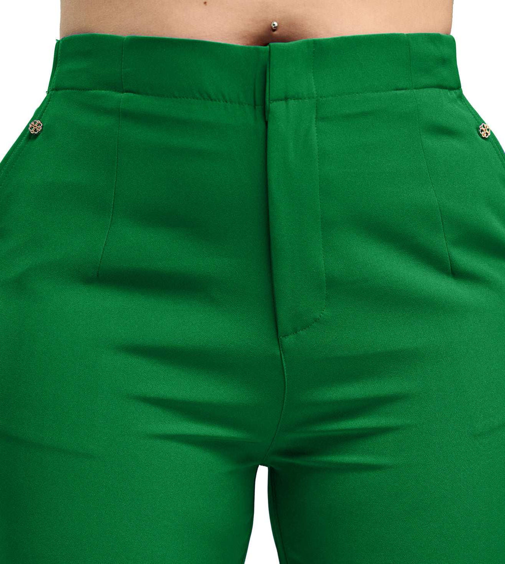 Polyester Spandex Smart Trousers - Marvel