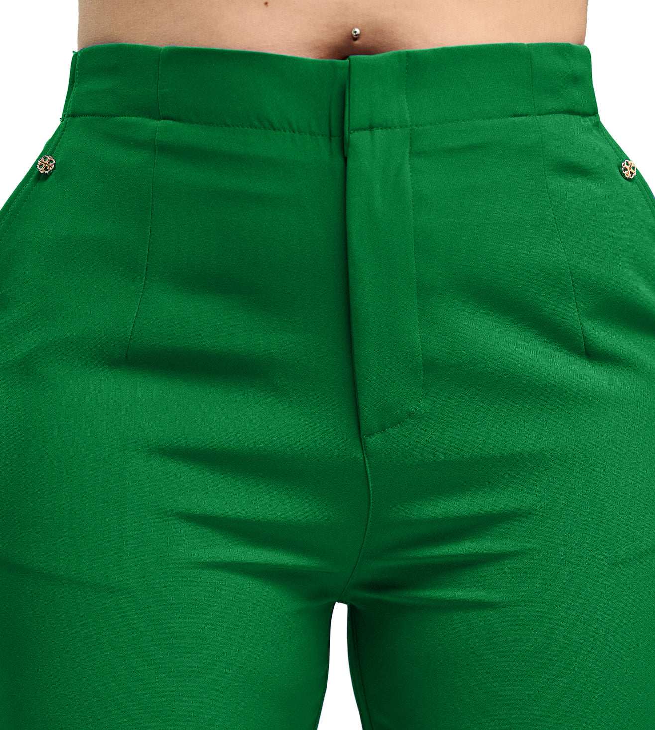 Polyester Spandex Smart Trousers - Marvel