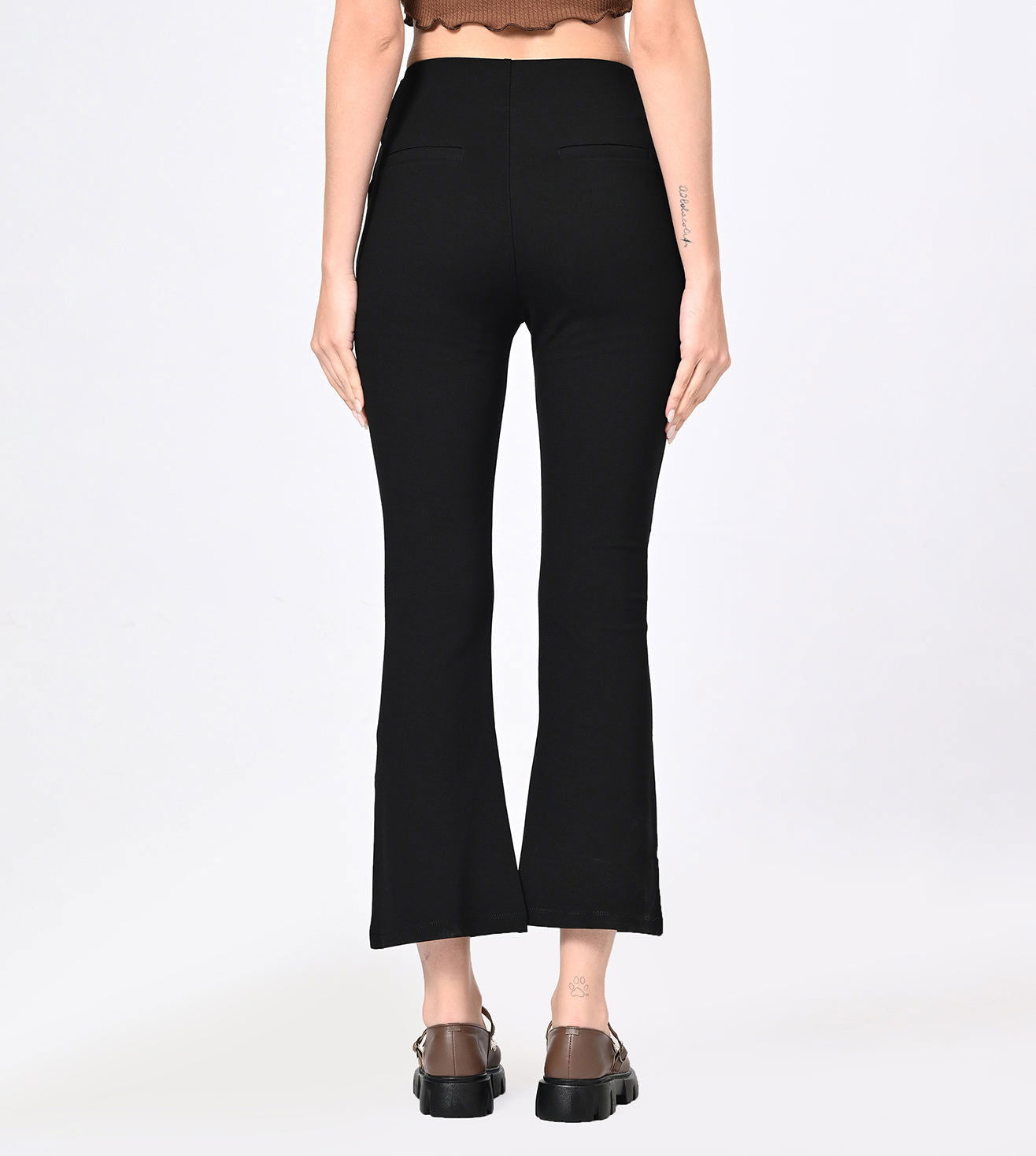 Ponty Roma Bell Bottom High Waisted Pants - Marvel