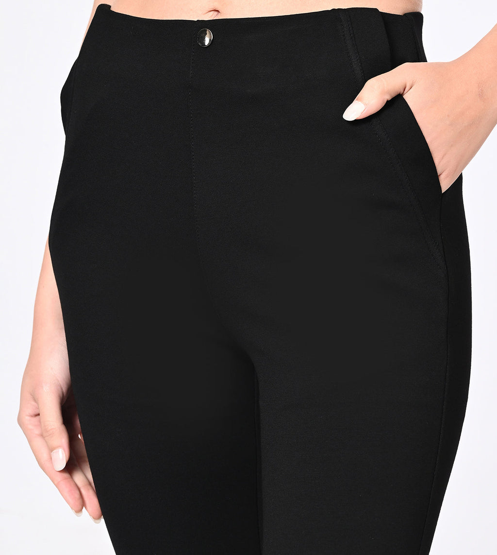 Ponty Roma Bell Bottom High Waisted Pants - Marvel