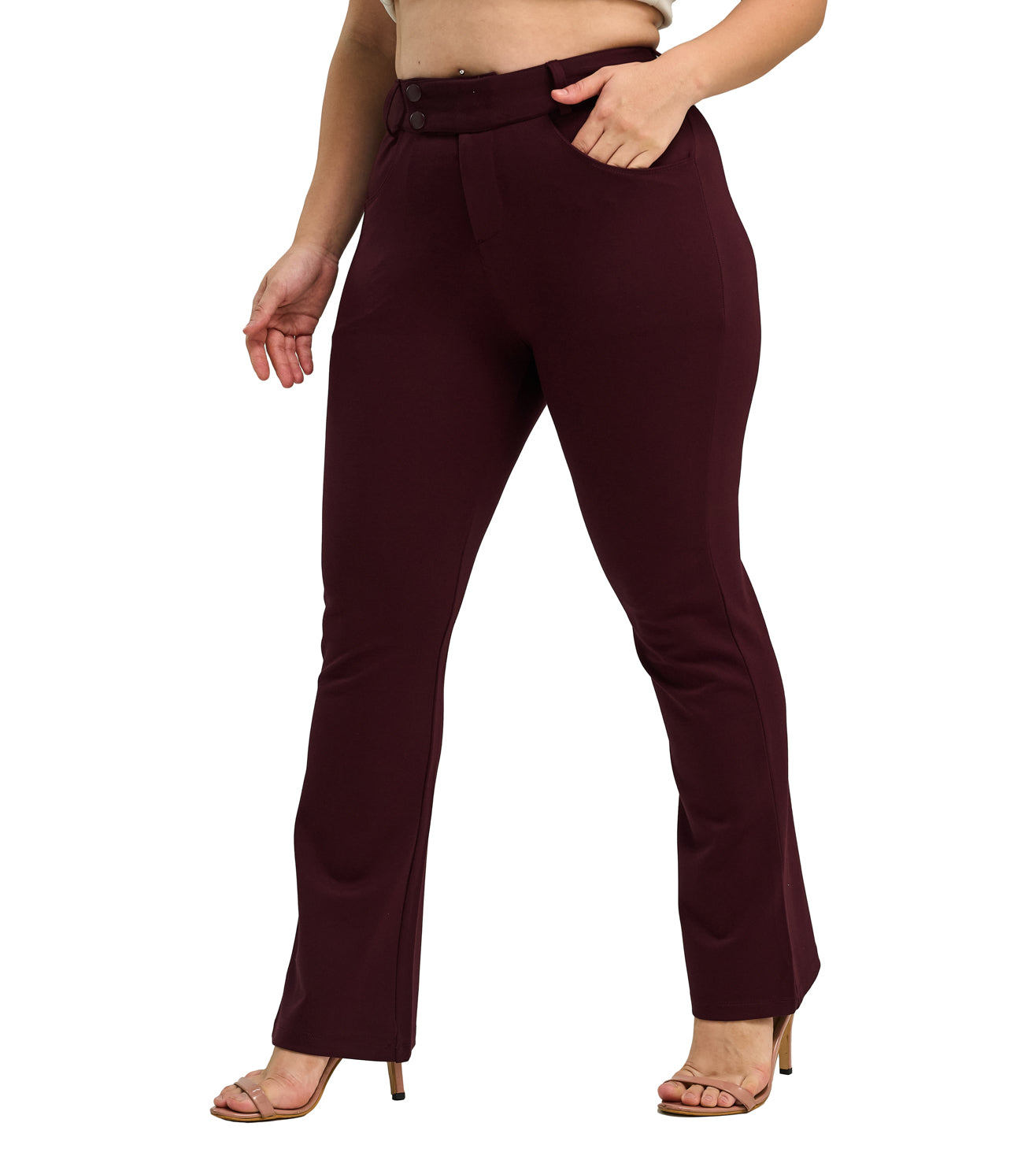 Ponty Roma Straight Fit Comfort Pants - Marvel