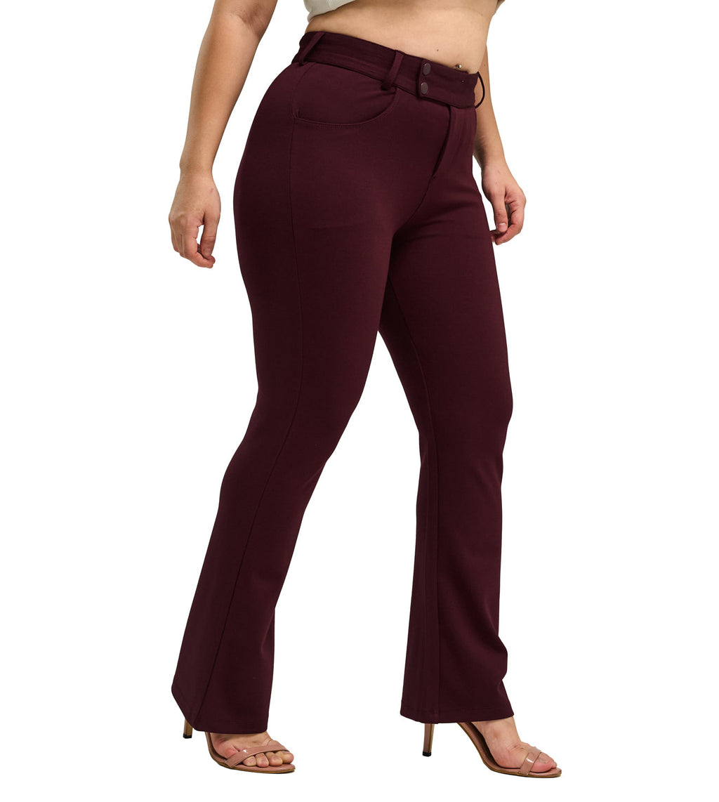 Ponty Roma Straight Fit Comfort Pants - Marvel