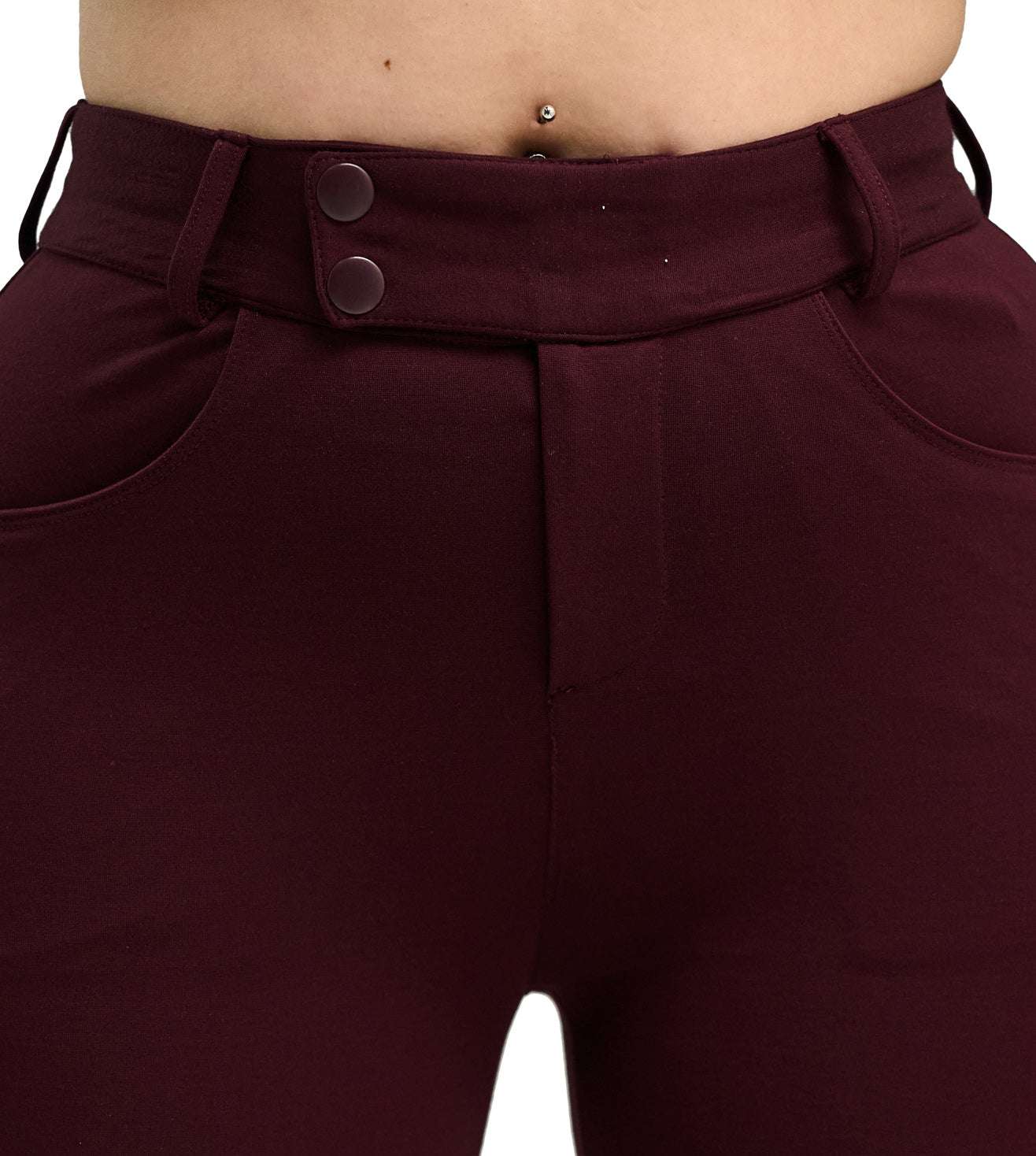 Ponty Roma Straight Fit Comfort Pants - Marvel