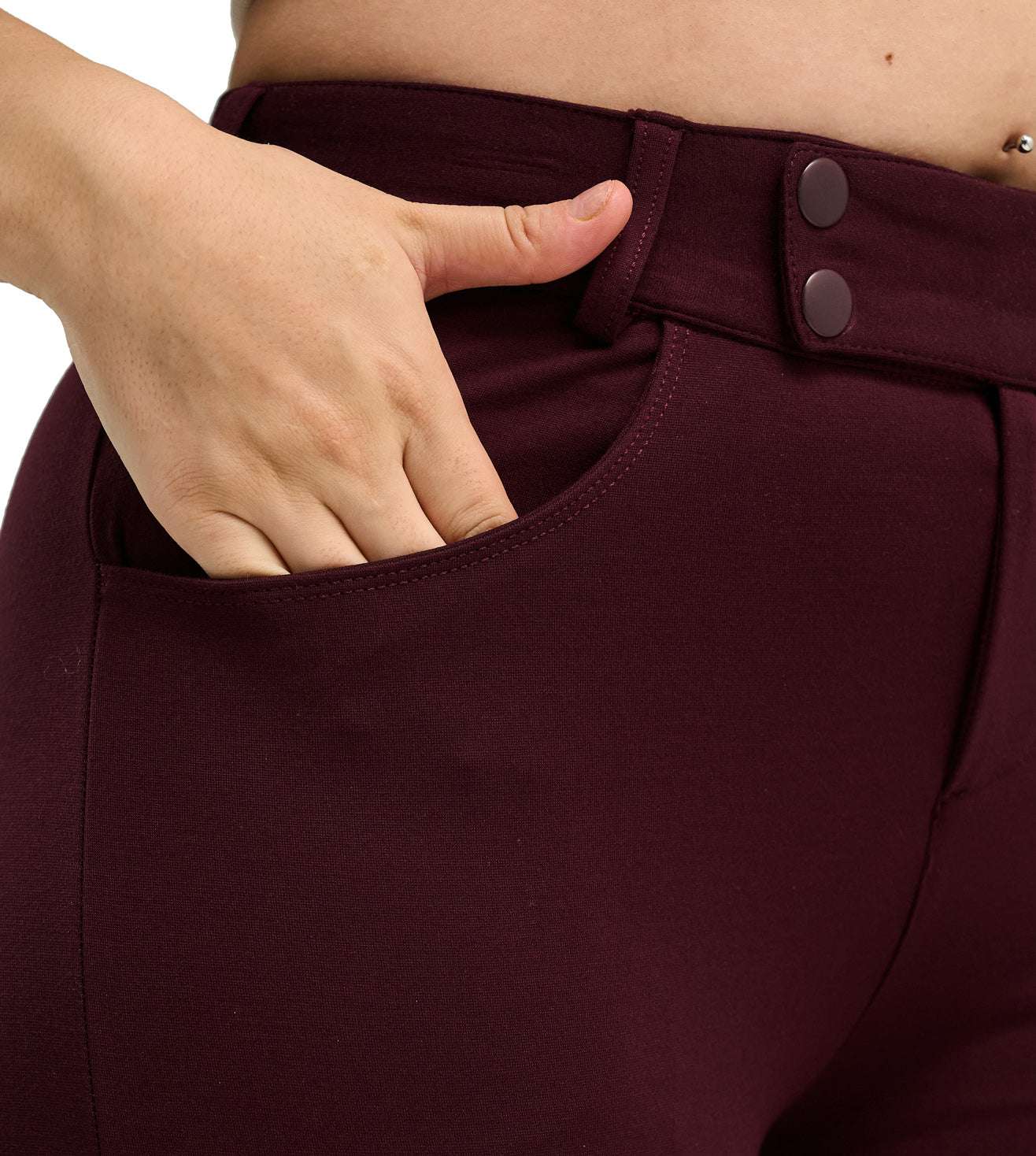 Ponty Roma Straight Fit Comfort Pants - Marvel