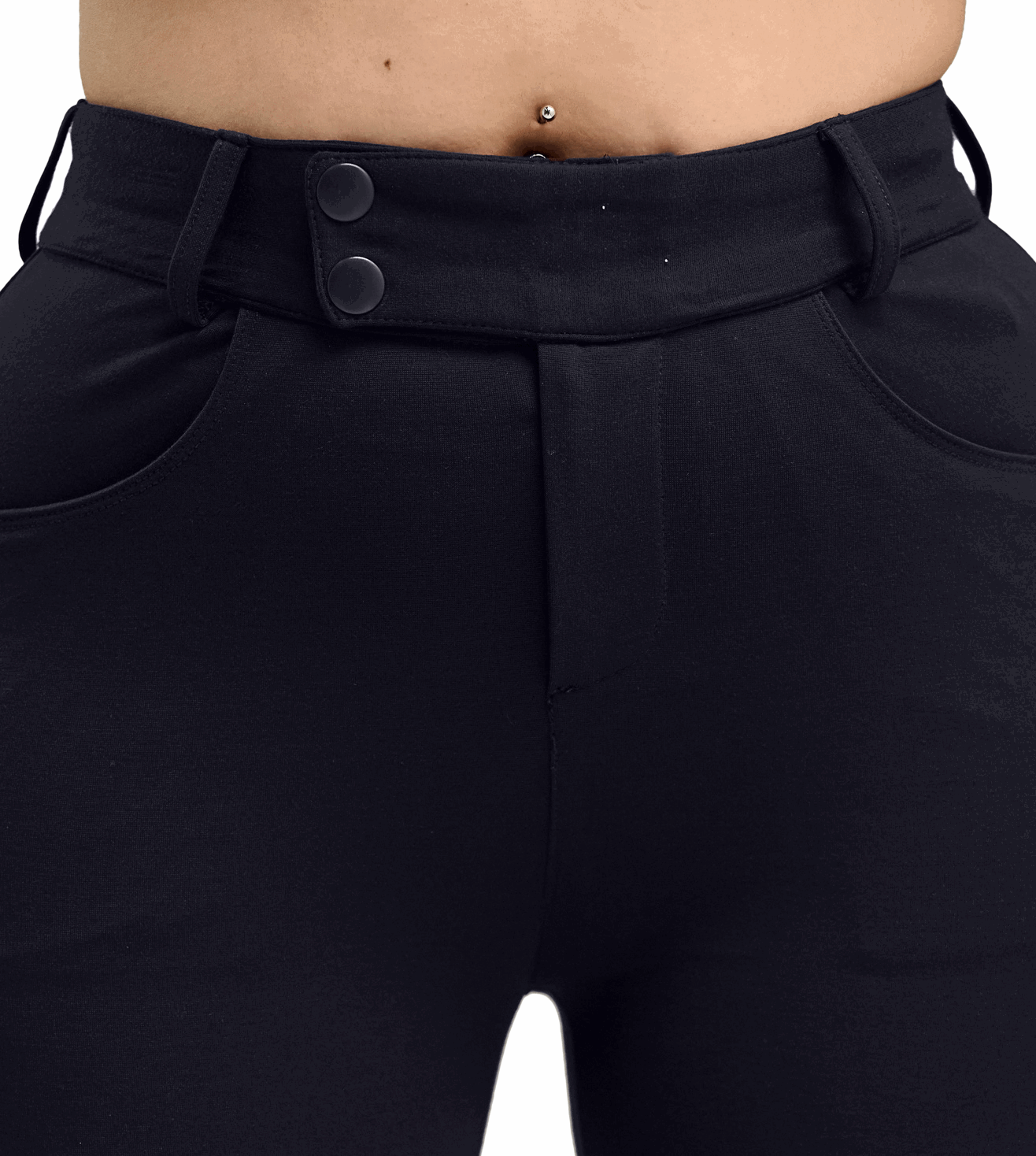 Ponty Roma Straight Fit Comfort Pants - Marvel