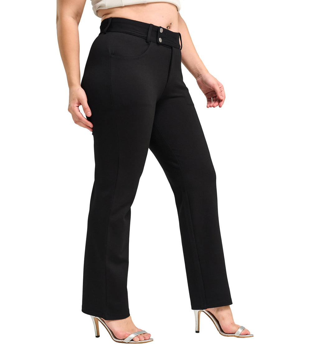 Ponty Roma Straight Fit Comfort Pants - Marvel