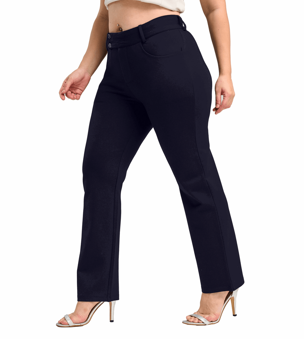 Ponty Roma Straight Fit Comfort Pants - Marvel