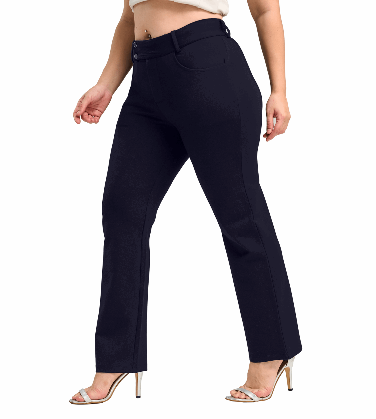 Ponty Roma Straight Fit Comfort Pants - Marvel
