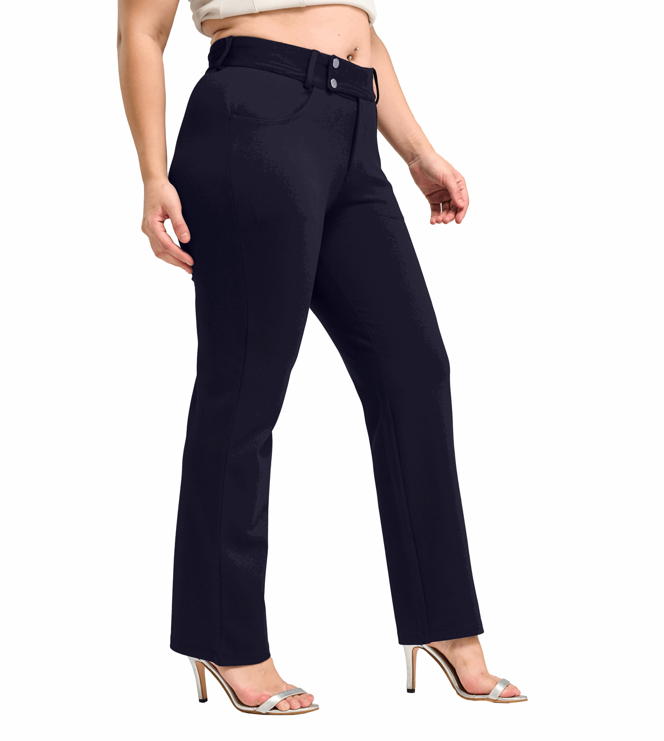 Ponty Roma Straight Fit Comfort Pants - Marvel