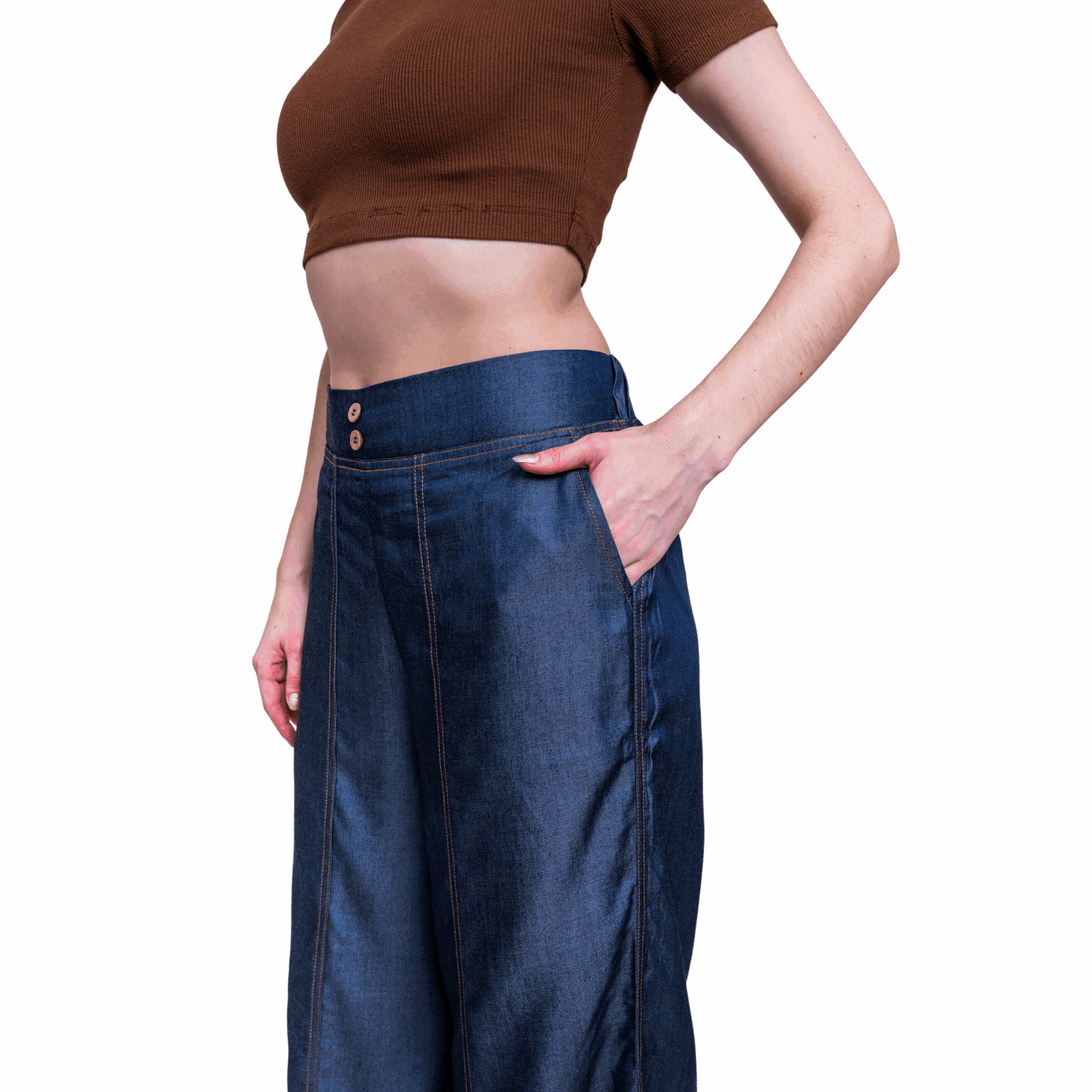 Tencel Denim Culottes - Marvel